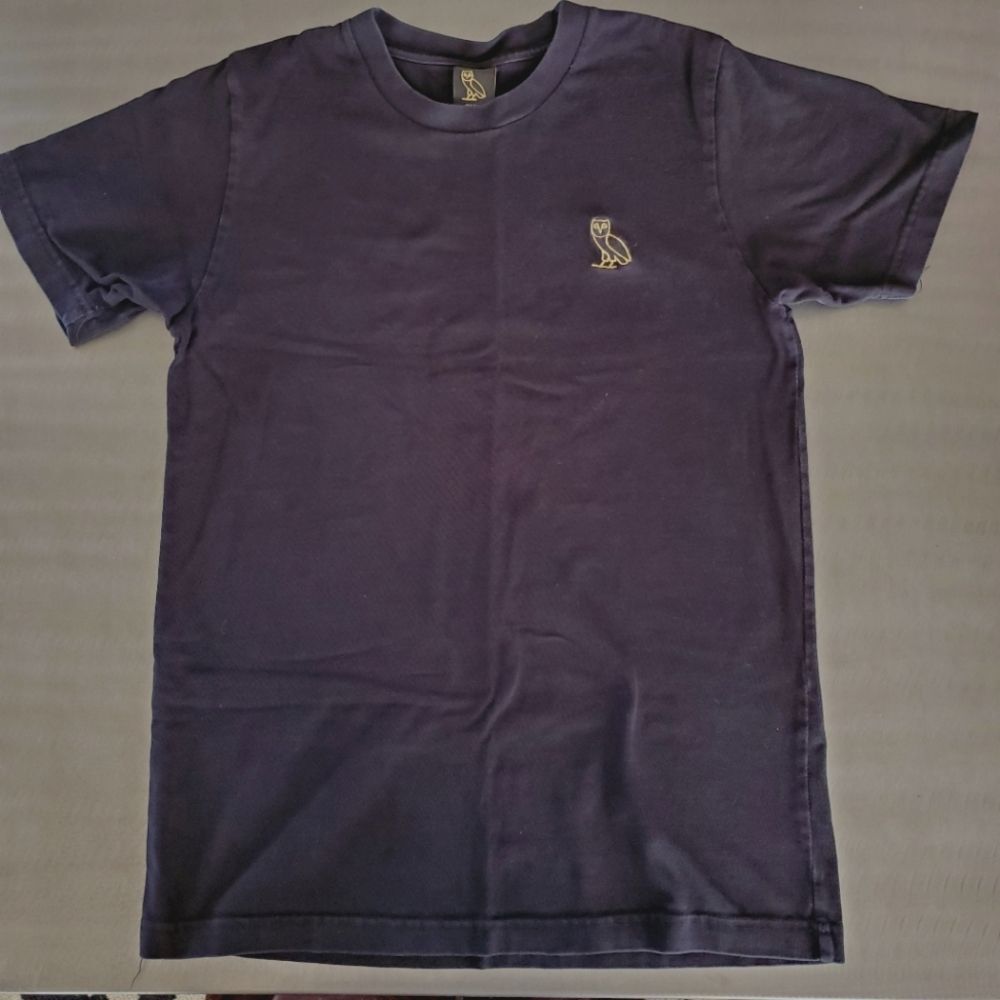 OVO October's Very Own Drake Essentials T-shirt Black Embroidered Logo Small